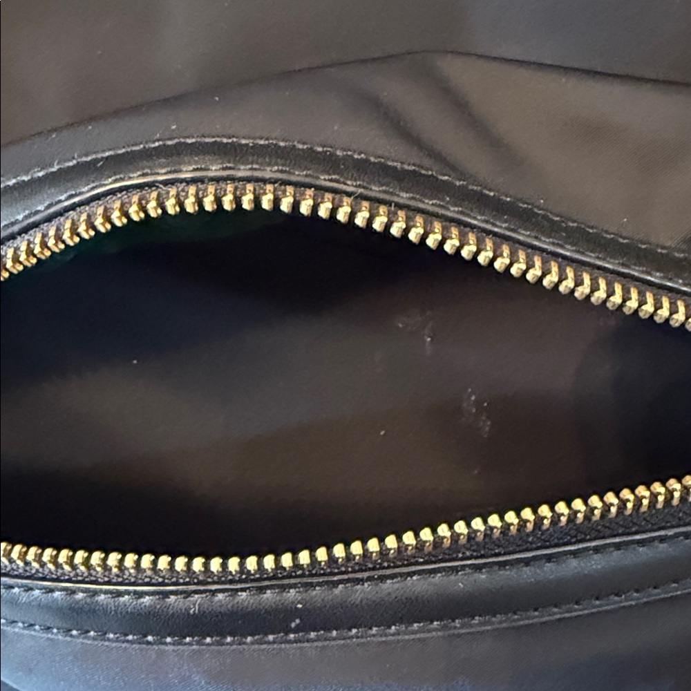 Tory Burch Tilda Black Nylon Backpack Gold Hardware - Picture 11 of 14